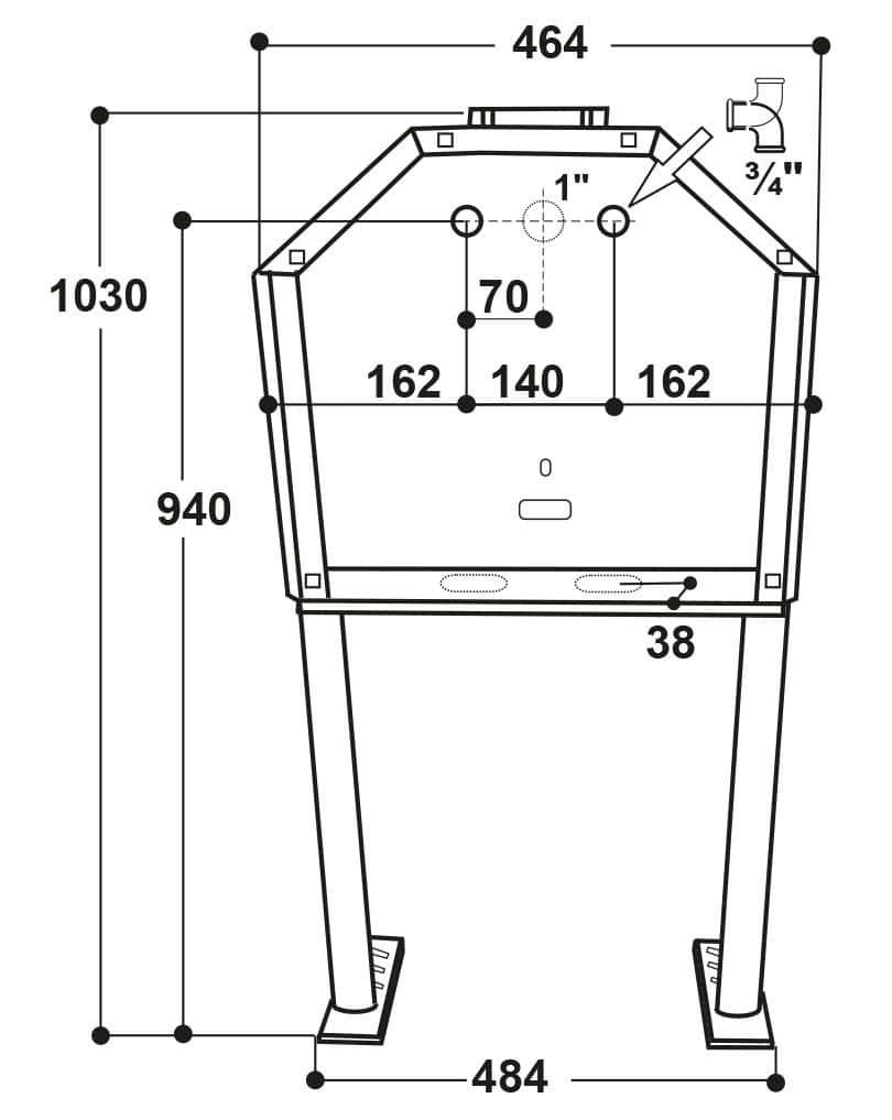 Quick Drainage Trough with DE LUXE plug holder - Image 5